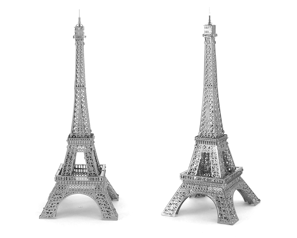 Torre Eiffel Paris: Rompecabezas Metálico 3D Fascinations