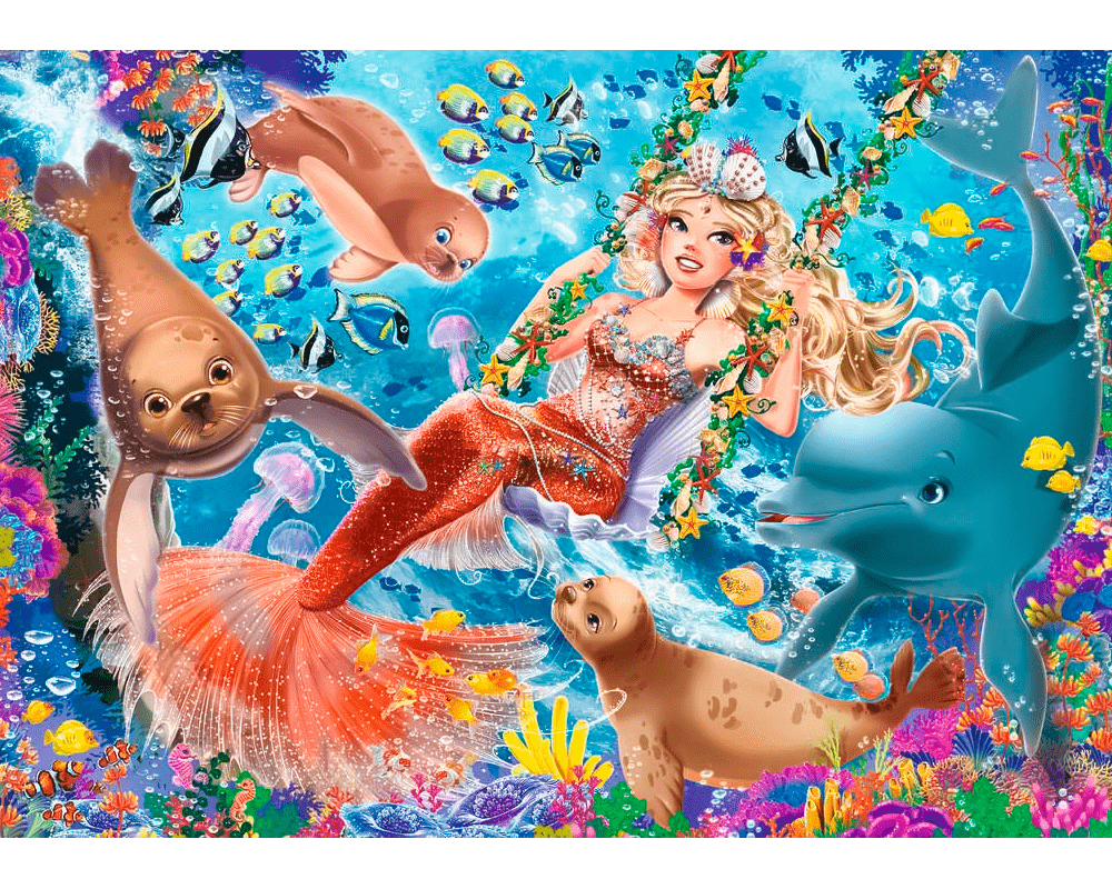 Sirenas: Rompecabezas 2 x 24 Piezas Ravensburger