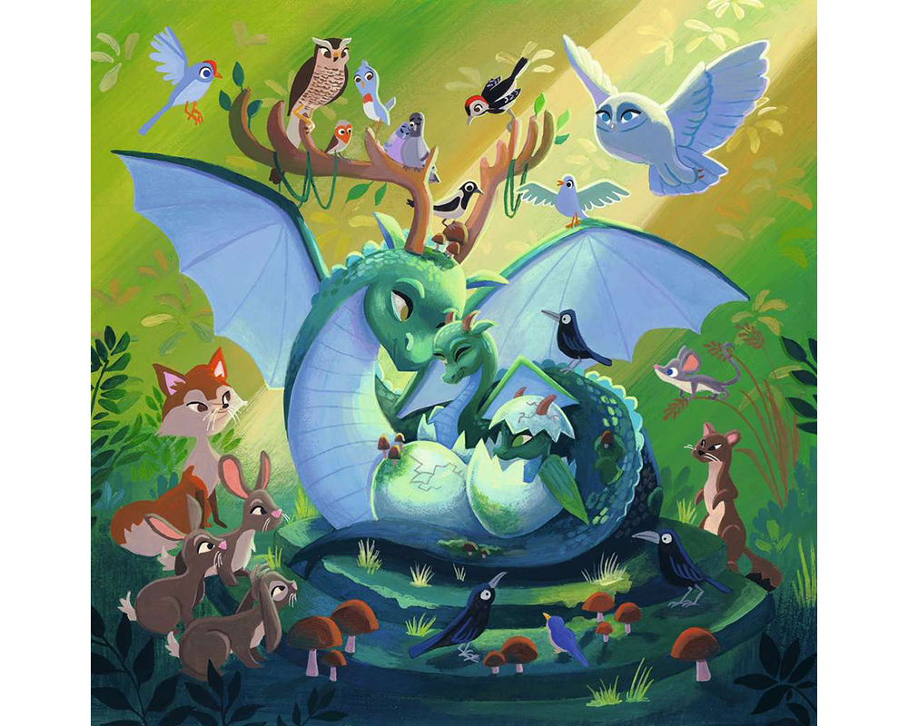 Personajes Mágicos: Rompecabezas 3 x 49 Piezas Ravensburger