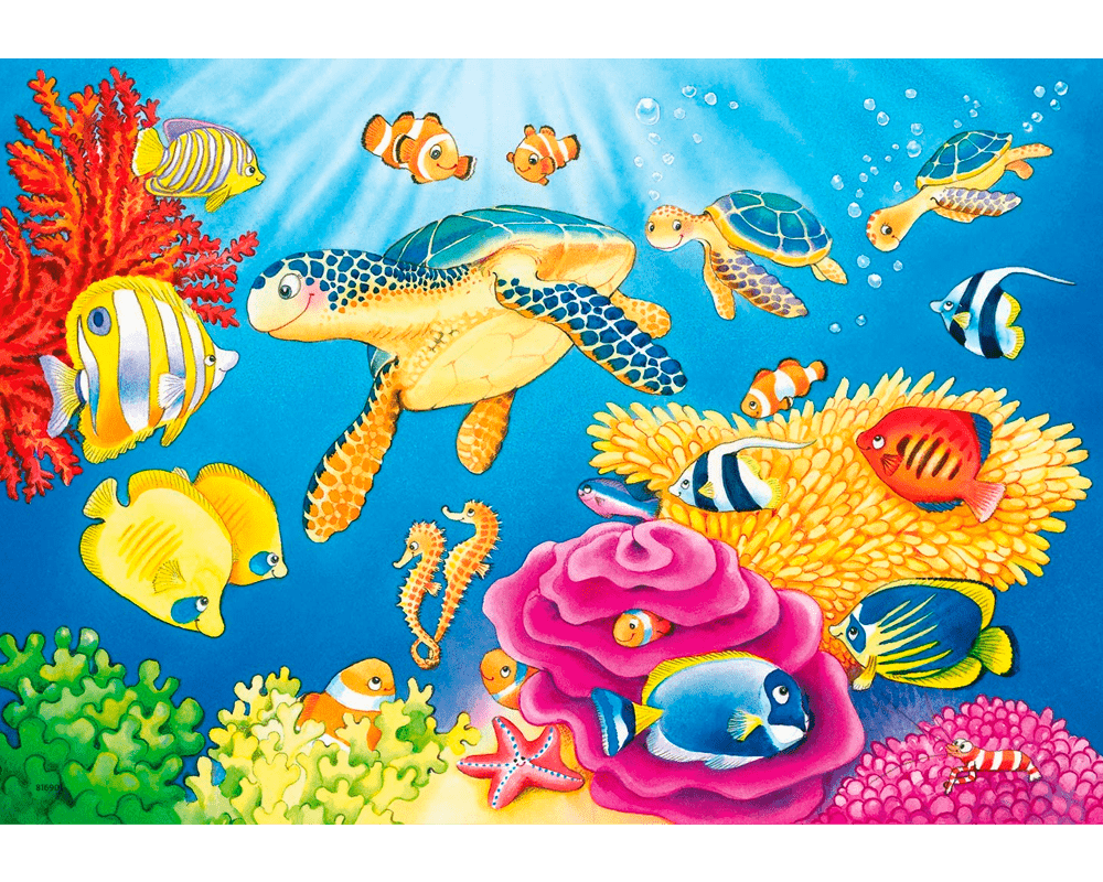 Debajo del Mar: Rompecabezas 2 x 24 Piezas Ravensburger