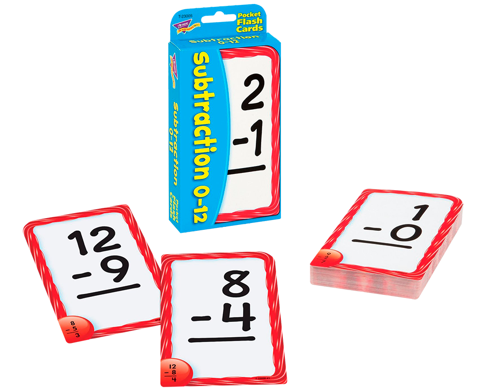 Restas: Tarjetas Educativas de Bolsillo Trend