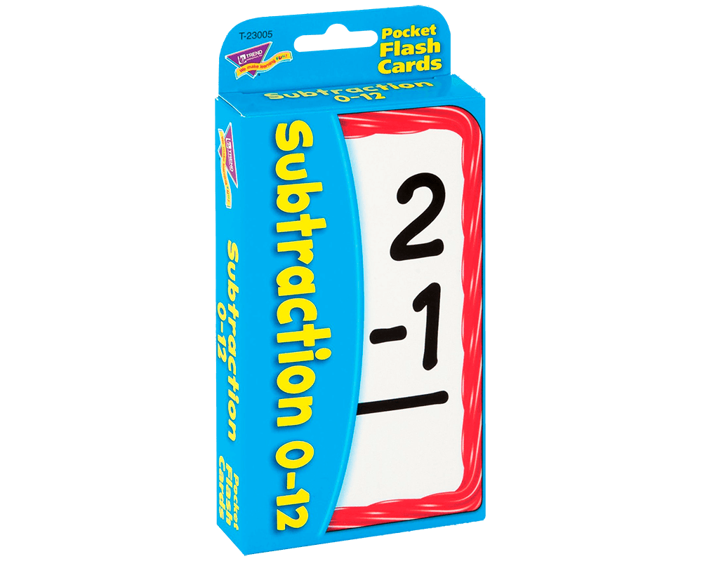Restas: Tarjetas Educativas de Bolsillo Trend