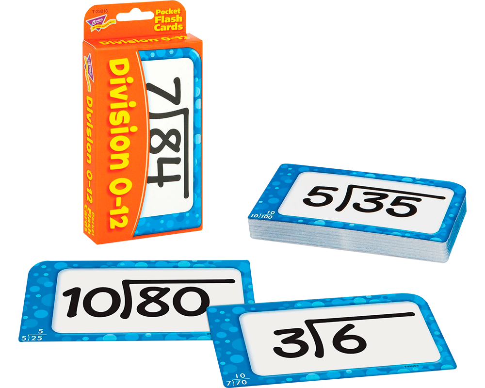 División: Tarjetas Educativas de Bolsillo Trend
