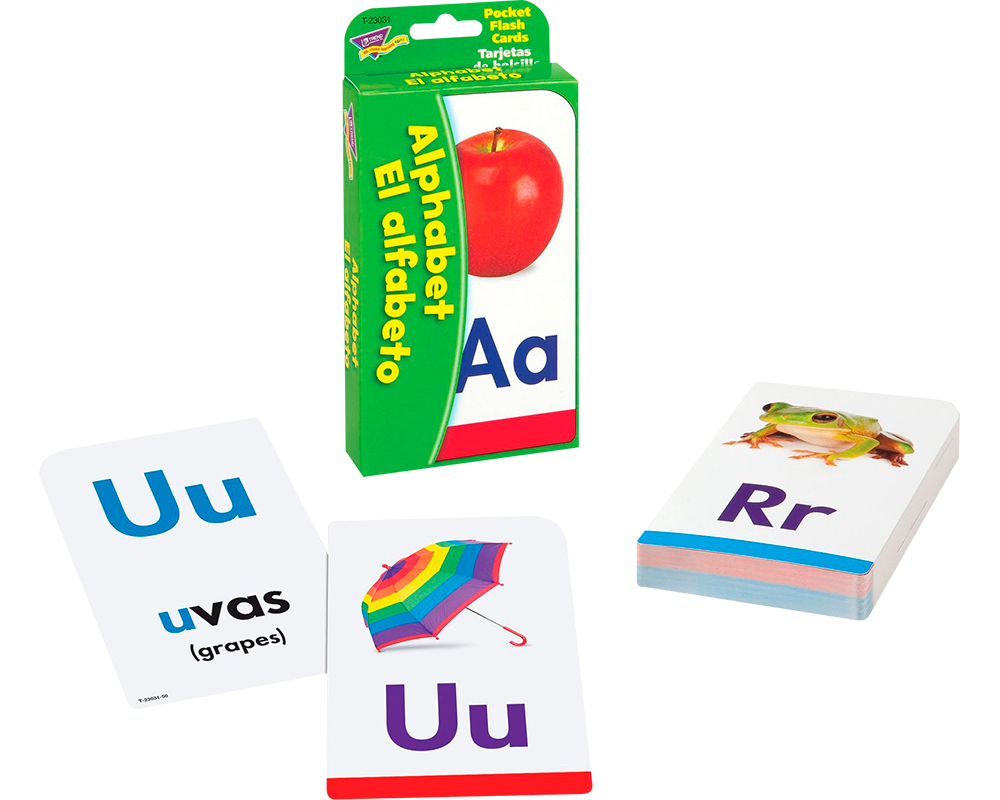 El Alfabeto (Bilingüe): Tarjetas Educativas en Español Trend