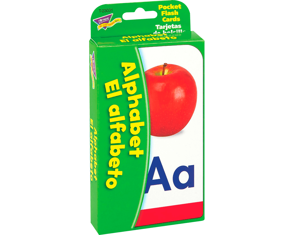 El Alfabeto (Bilingüe): Tarjetas Educativas en Español Trend