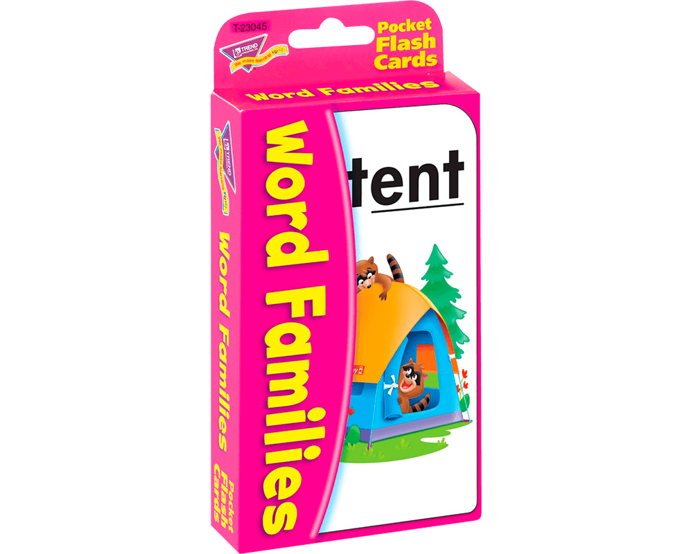 Grupo de Palabras en Inglés: Tarjetas Educativas de Bolsillo