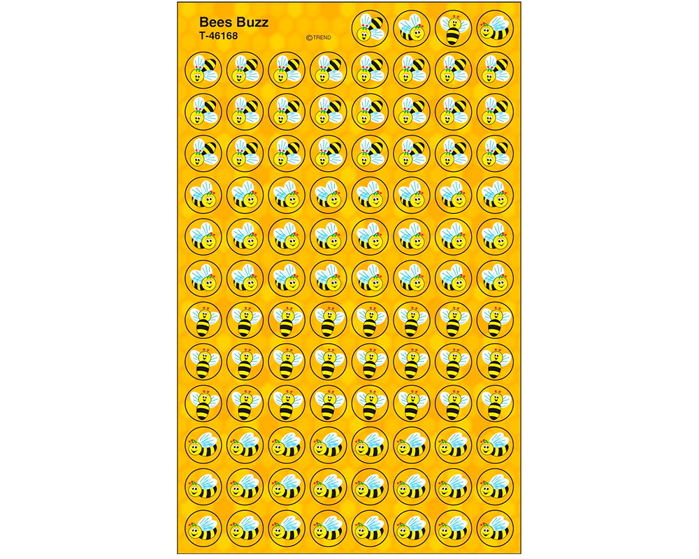 Calcomanías Super Shapes Abejitas Trend