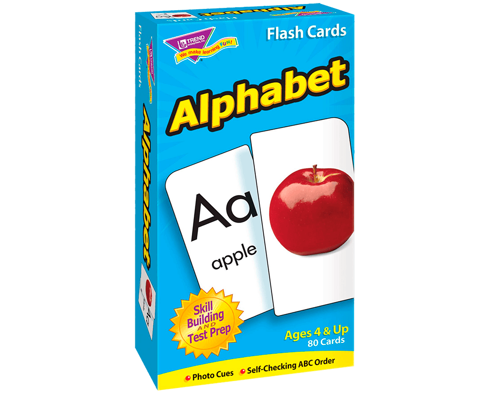 Alfabeto (Inglés): Tarjetas Educativas Doble Vista Trend