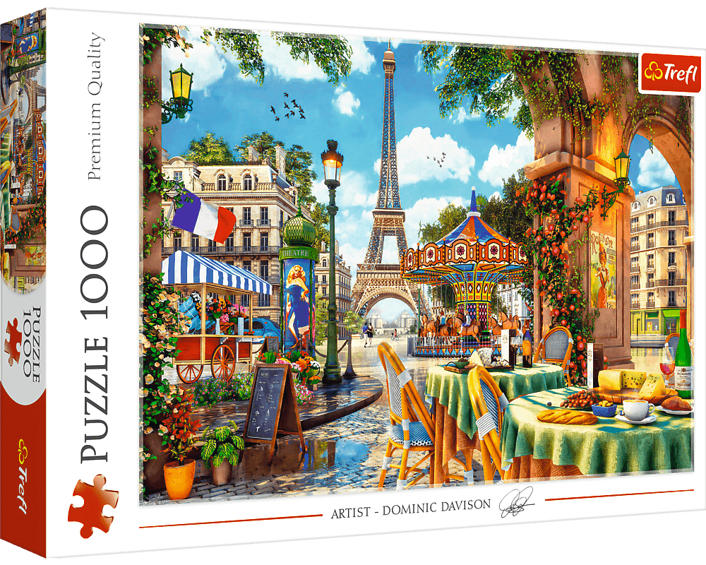 Mañana Parisina: Rompecabezas 1000 Piezas Trefl