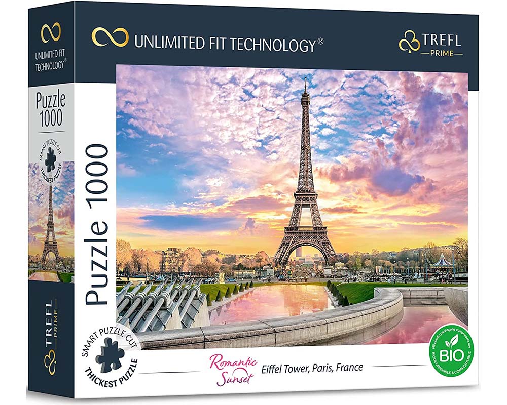 Torre Eiffel Rompecabezas Unlimited fit 1000 Piezas Trefl