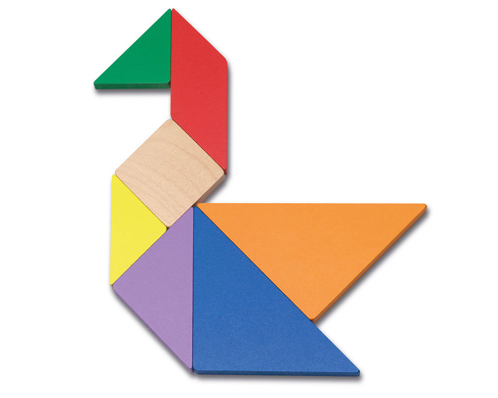 Tangram Caja de Metal Juego Didáctico Cayro