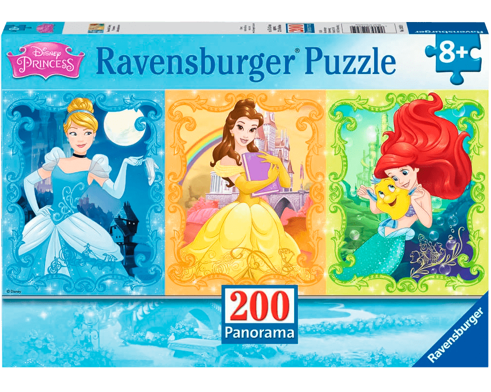 Princesas: Rompecabezas 200 Piezas Panorámico Ravensburger
