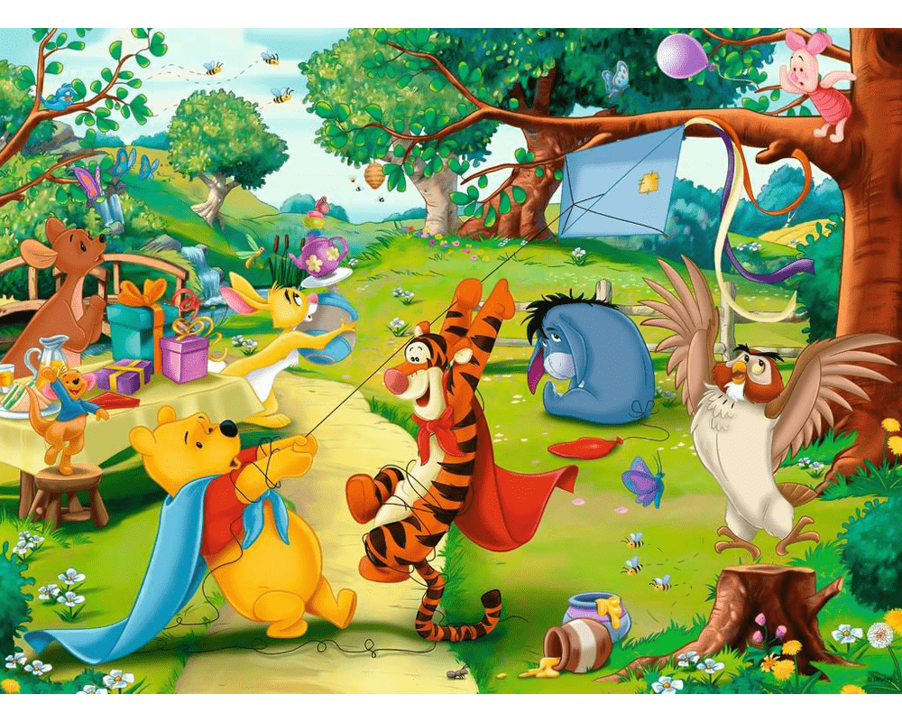 Pooh al Rescate: Rompecabezas 100 Piezas XXL Ravensburger