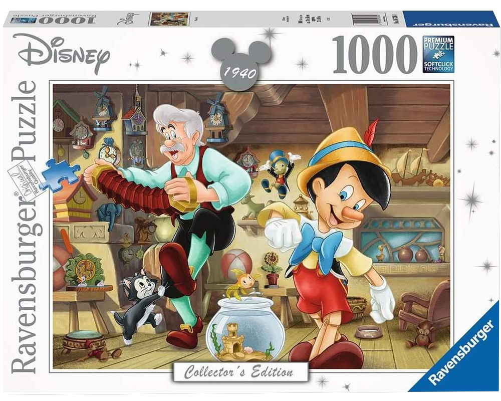 Pinocho: Rompecabezas 1000 Piezas Disney Ravensburger