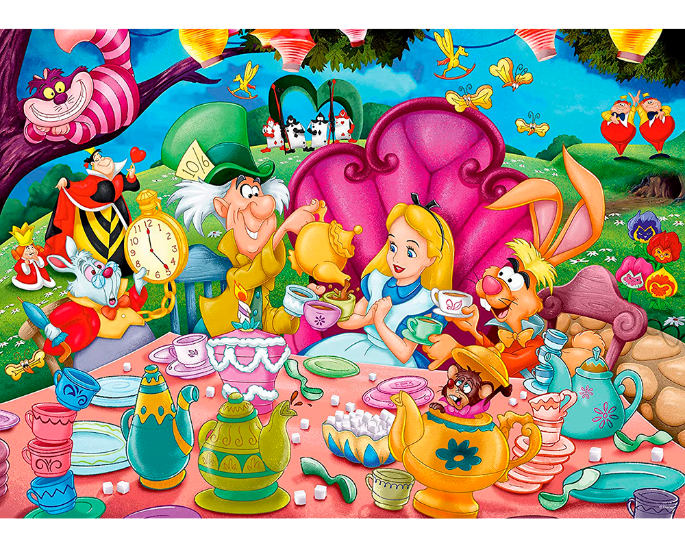 Alicia en el País de las Maravillas: Rompecabezas 1000 Piezas Disney Ravensburger