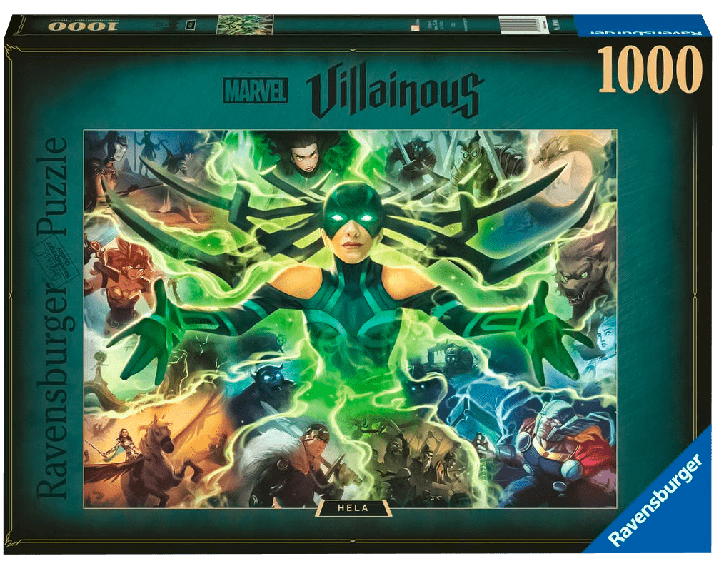 Marvel Villanos - Hela: Rompecabezas 1000 Piezas Ravensburger