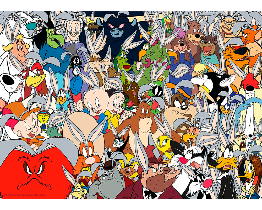 Challenge - Looney Tunes: Rompecabezas 1000 Piezas Ravensburger