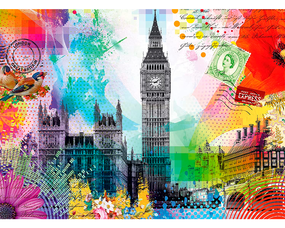 Postal de Londres: Rompecabezas 500 Piezas Ravensburger