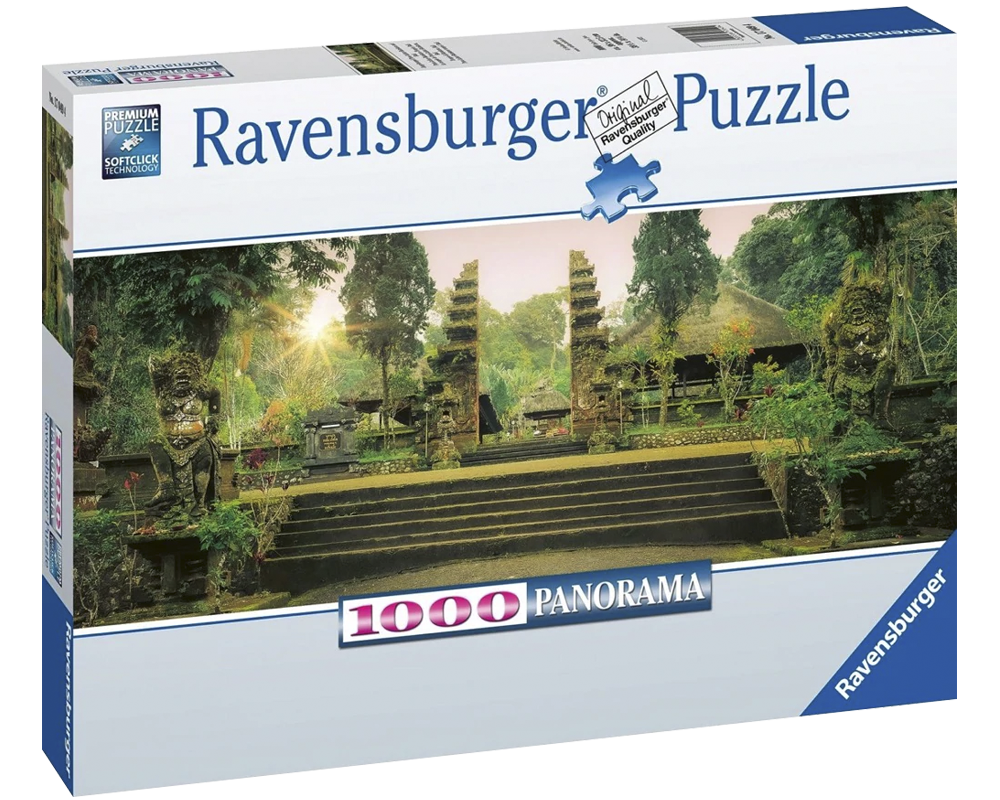 Templo Luhur Batukaru, Bali, Indonesia: Rompecabezas 1000 Piezas Panorámico Ravensburger