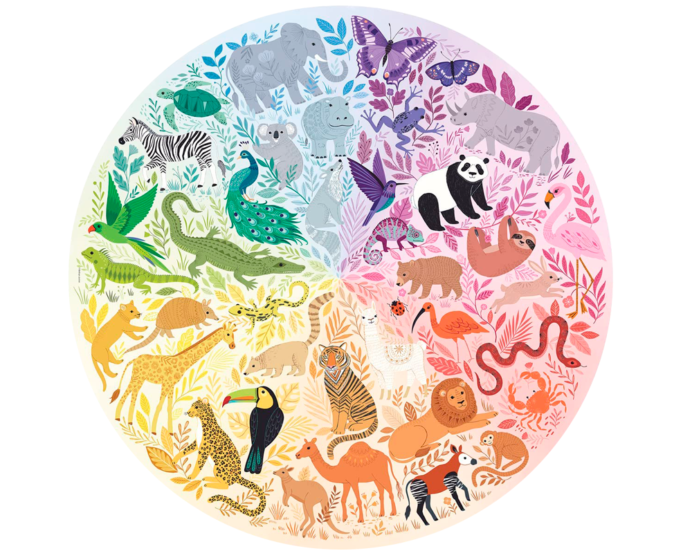 Animales: Rompecabezas Circular 500 Piezas Ravensburger