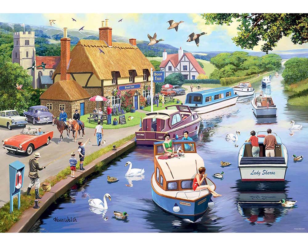 Tarde en el Río Rompecabezas 1000 Piezas Ravensburger