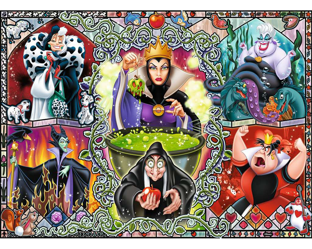 Las Villanas de Disney: Rompecabezas 1000 Piezas Ravensburger