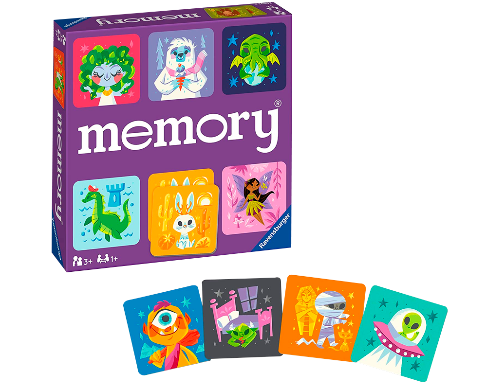 Memory® - Monstruos Graciosos: Juego de Mesa Ravensburger