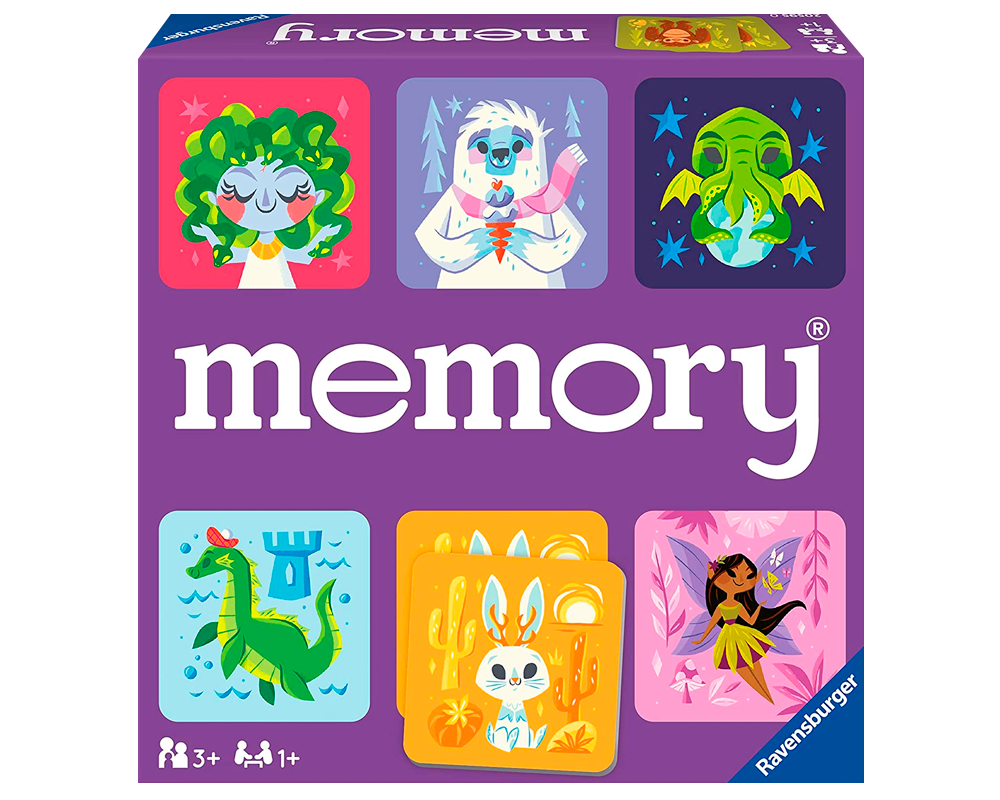 Memory® - Monstruos Graciosos: Juego de Mesa Ravensburger