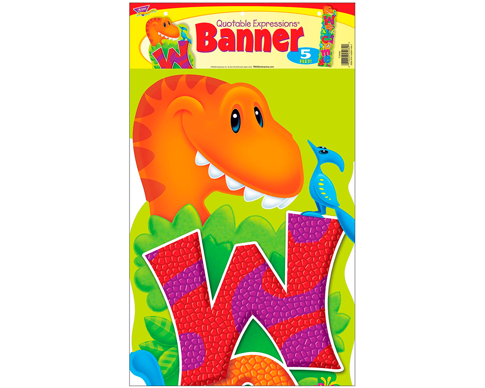 Letrero de Bienvenida Dinos Trend