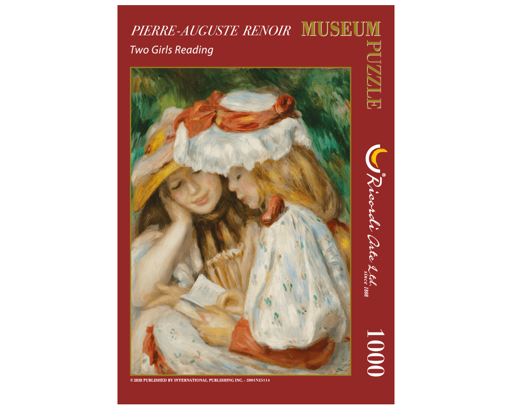 Renoir - Dos Niñas Leyendo: Rompecabezas de Arte 1000 Piezas Ricordi