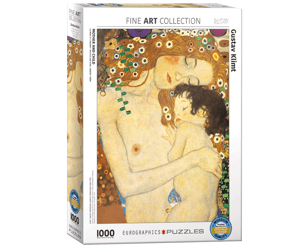 Klimt: Madre E Hijo: Rompecabezas de Arte 1000 Piezas Eurographics