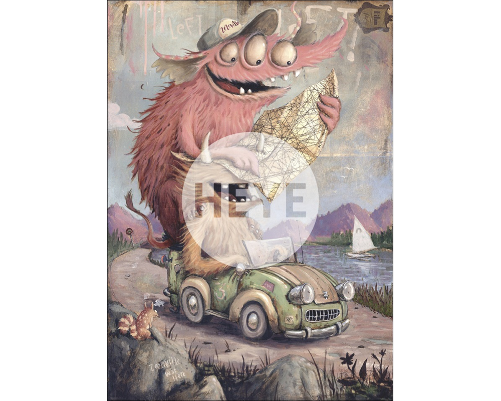 Zozoville Viaje por la Carretera Rompecabezas 2000 Piezas Heye