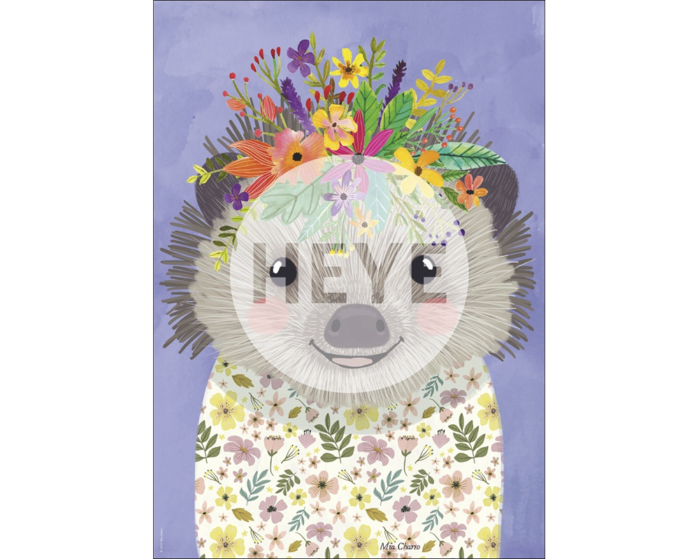 Floral Friends - Erizo: Rompecabezas 500 Piezas Heye