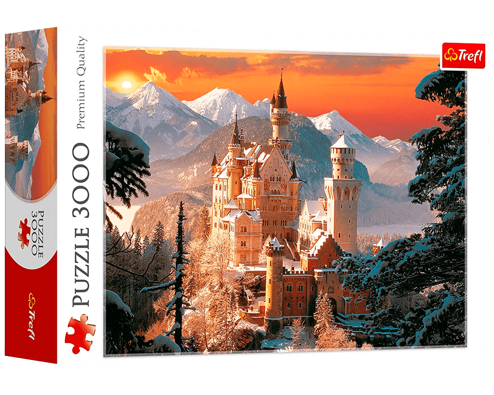 Castillo Neuschwenstein en Invierno: Rompecabezas 3000 Piezas Trefl