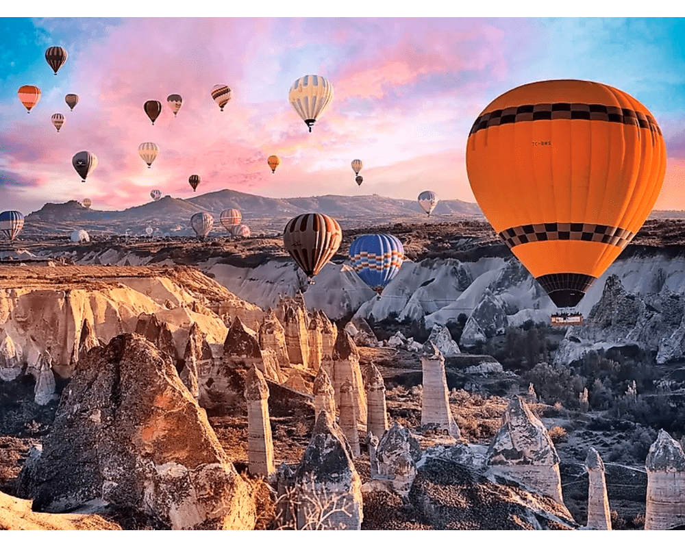 Globos sobre Capadocia, Turquía: Rompecabezas 3000 Piezas Trefl