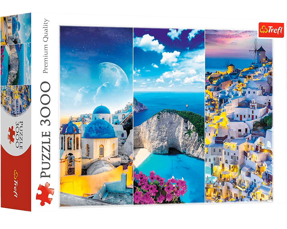 Vacaciones en Grecia: Rompecabezas 3000 Piezas Trefl