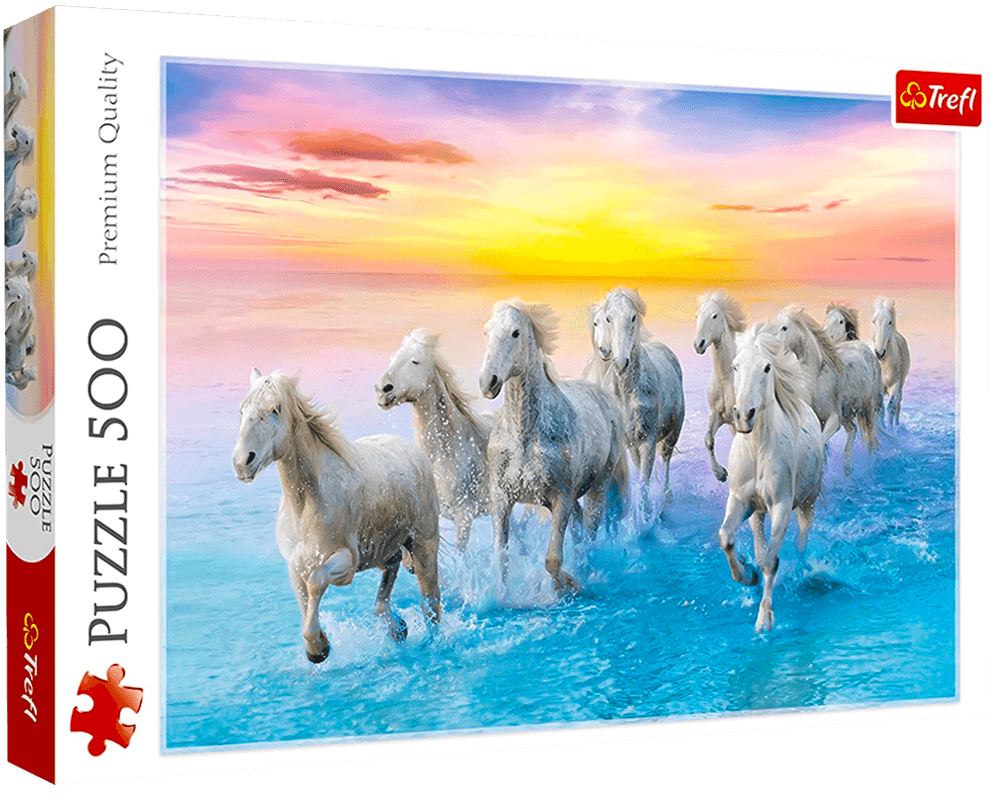 Caballos Galopando: Rompecabezas 500 Piezas Trefl