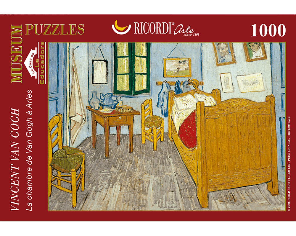 Van Gogh - La Recámara: Rompecabezas 1000 piezas Ricordi