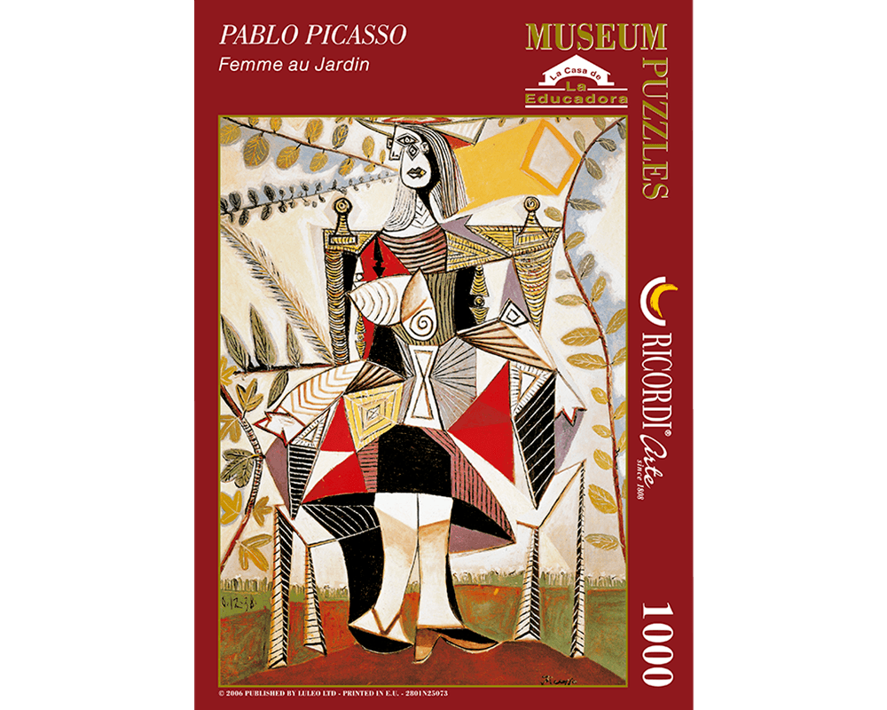 Pablo Picasso - Dama En El Jardín: Rompecabezas 1000 piezas Ricordi