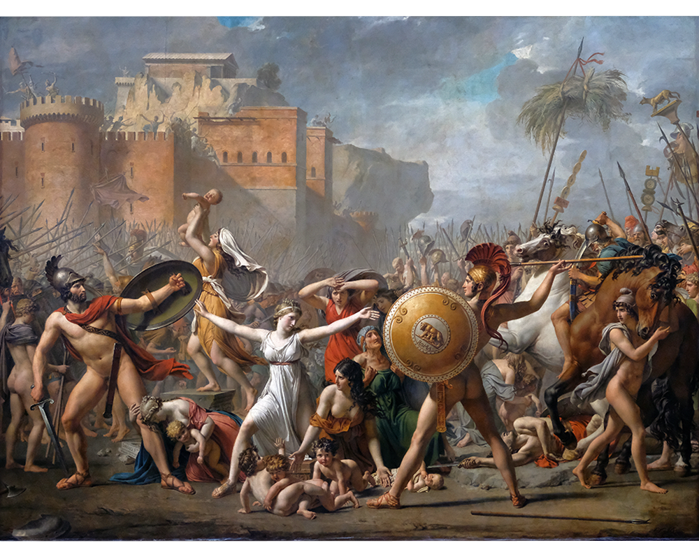 Jacques-Louis David - Rapto de las Sabinas: Rompecabezas 1500 Piezas Ricordi