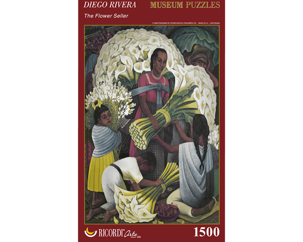 Diego Rivera - La Vendedora de Flores: Rompecabezas 1500 Piezas Ricordi