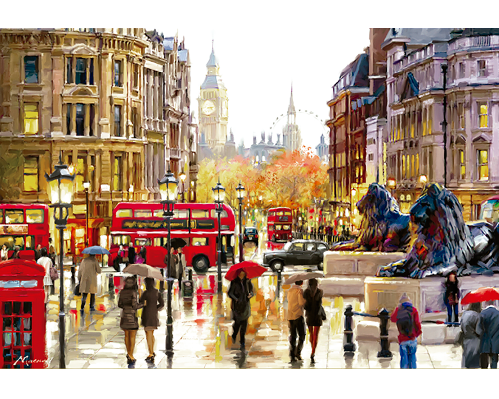 Richard Macneil - Paisaje Londinense: Rompecabezas 1500 Piezas Ricordi