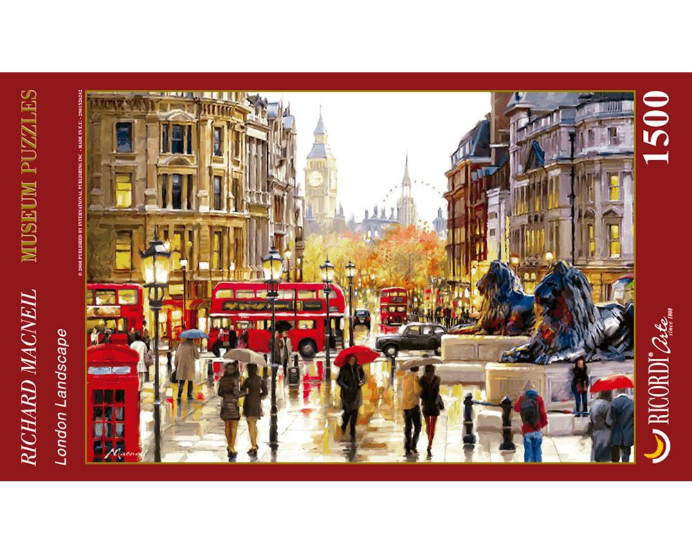 Richard Macneil - Paisaje Londinense: Rompecabezas 1500 Piezas Ricordi