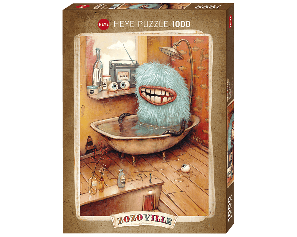 Zozoville Monstruo en la Tina Rompecabezas 1000 piezas Heye