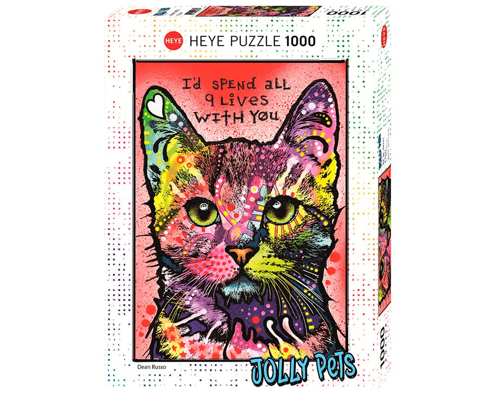 Dean Russo - Gato: Rompecabezas 1000 piezas Heye