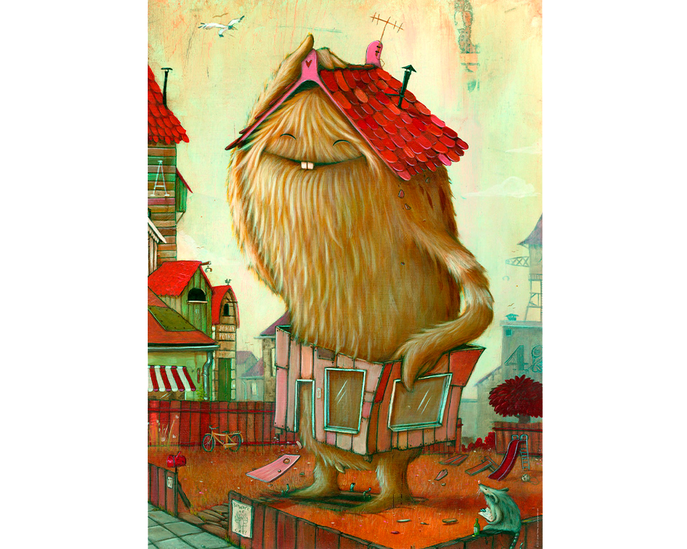 Zozoville Vecindario Rompecabezas 1000 piezas Heye