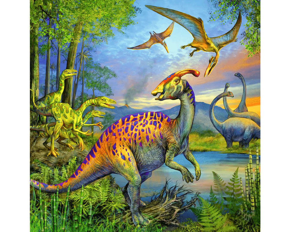 Dinosaurios: 3 Rompecabezas 49 Piezas Ravensburger