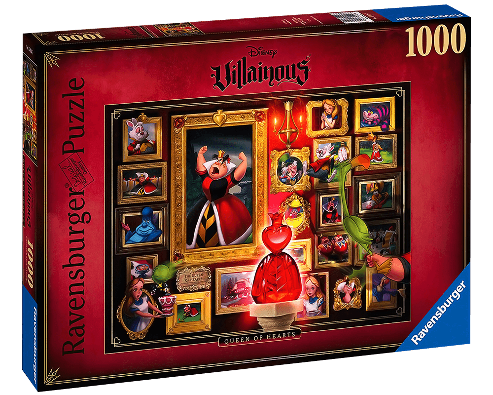 Villanos - Reina de Corazones: Rompecabezas 1000 piezas Ravensburger