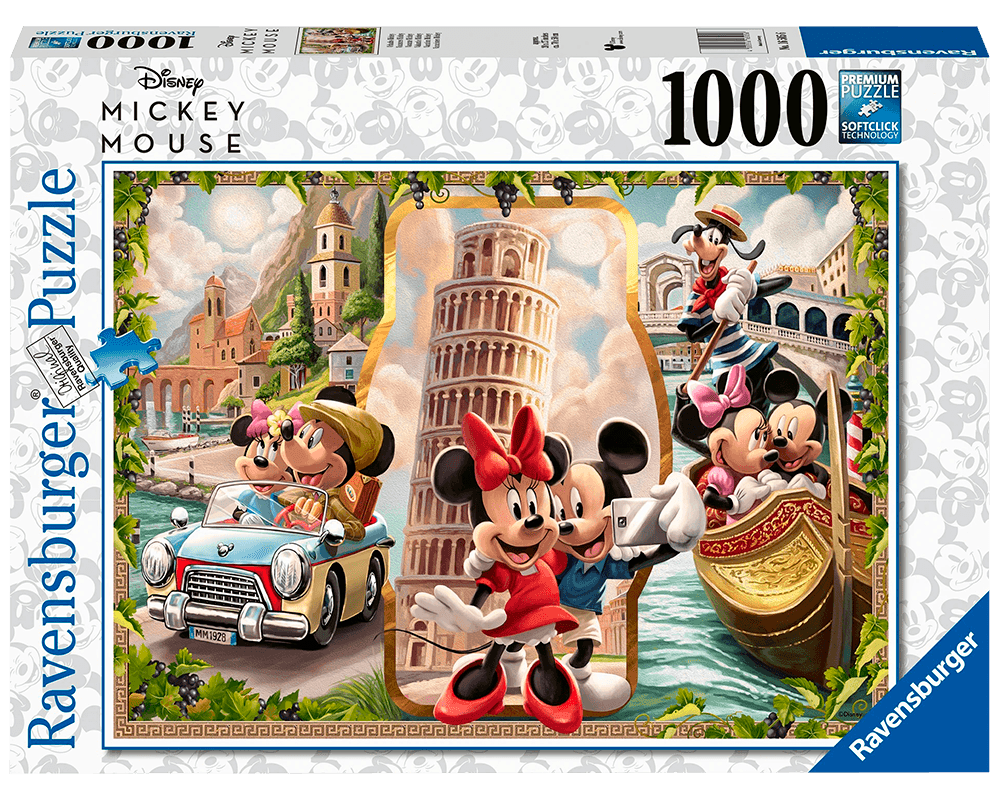 martillo Acompañar mano Vacaciones de Mickey y Minnie: Rompecabezas 1000 Piezas Ravensburger