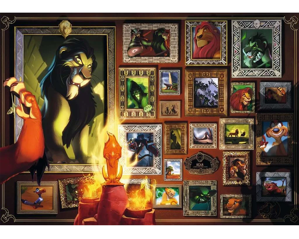 Villanos - Scar: Rompecabezas 1000 Piezas Ravensburger